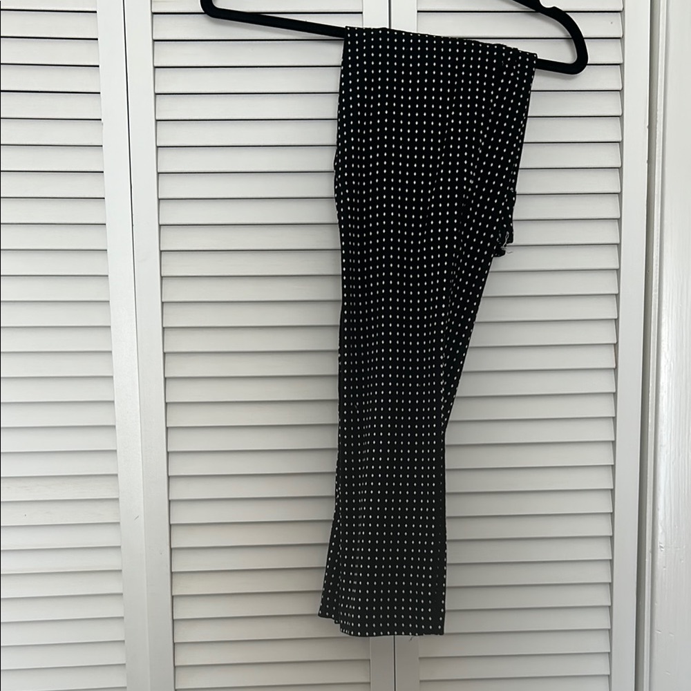 Black and White Polka Dot Pants